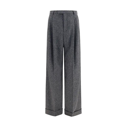Valentino Garavani Gray Wool Oves Aries Pants