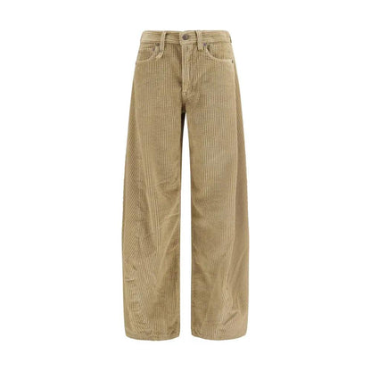 R13 Brown Cotton Relaxed Fit Jeans