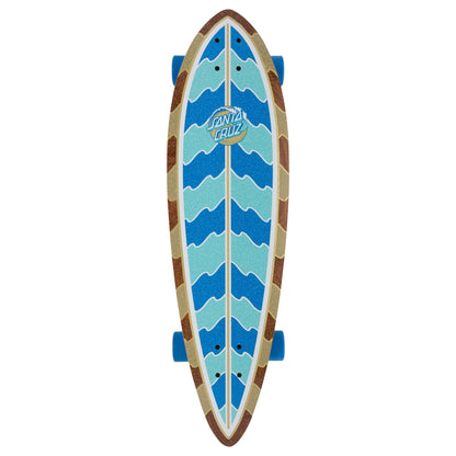 Santa Cruz Longboard Stipple Wave Dot Pintail 9.20" x 33"