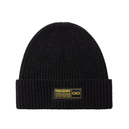 PROPAGANDA Ribbed Beanie art. 25FWPRAC824 col. Black