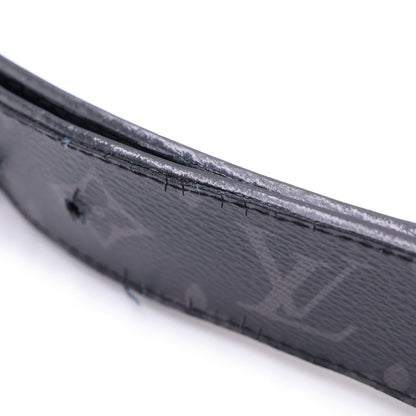 Louis Vuitton Monogram Eclipse Ceinture Reverso Black Belt