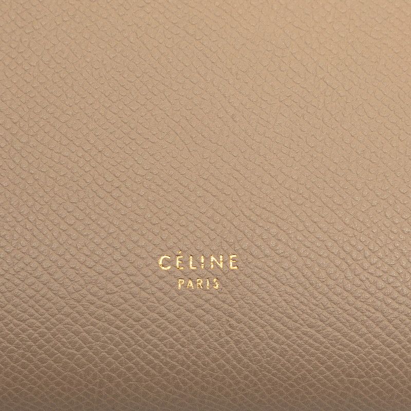 Celine Belt Bag 2-Way Beige Leather