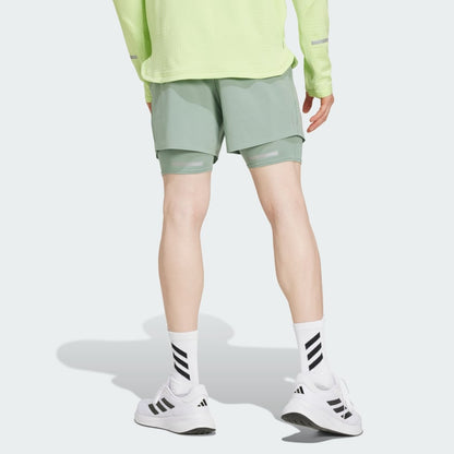 Men's adidas Ultimate Running Reflective 2-in-1 Shorts