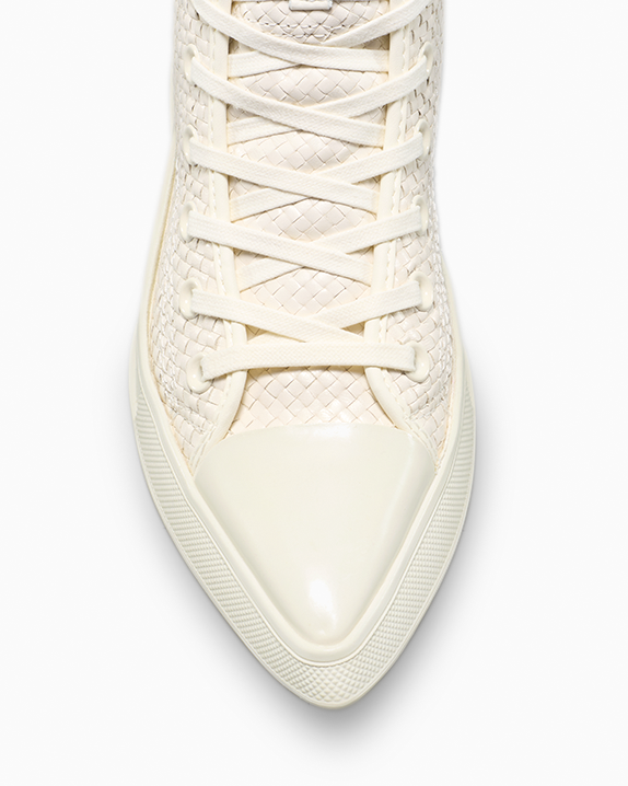 Chuck 70 De Luxe Pointed Platform Woven Leather