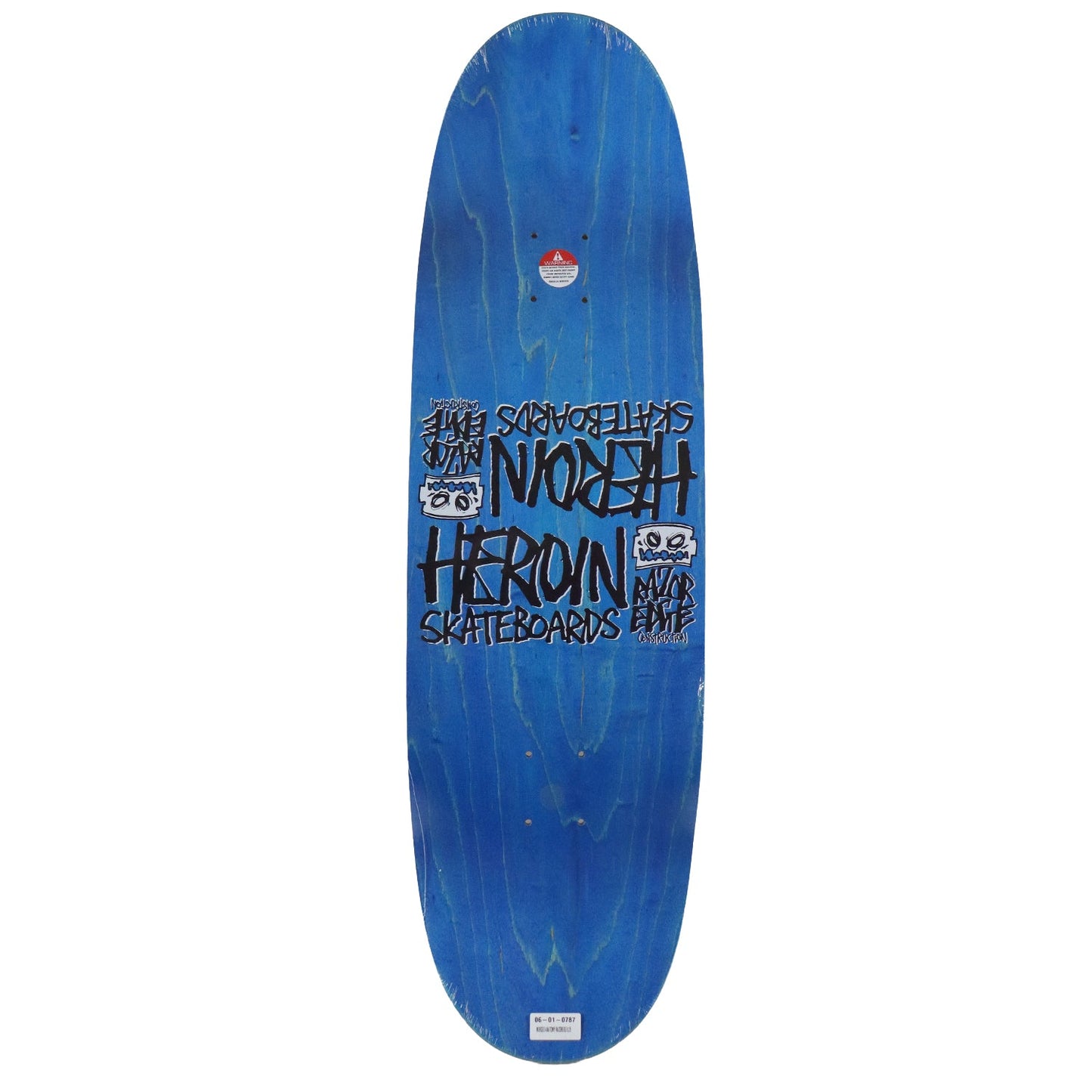 Heroin Skateboard Deck Merged Anatomy Razoregg (Assorted) 9.25" x 32"