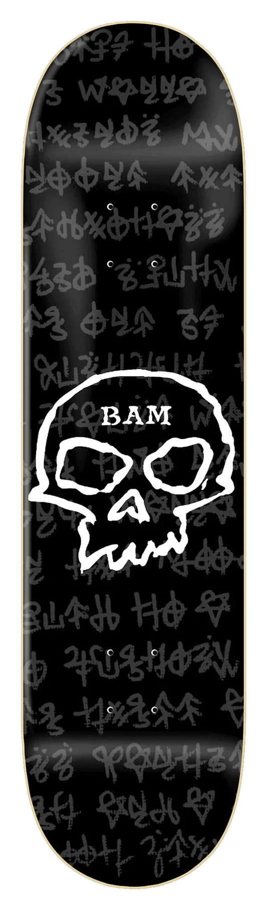 Zero Bam Strigoi Skull Skateboard Deck -  8.5″