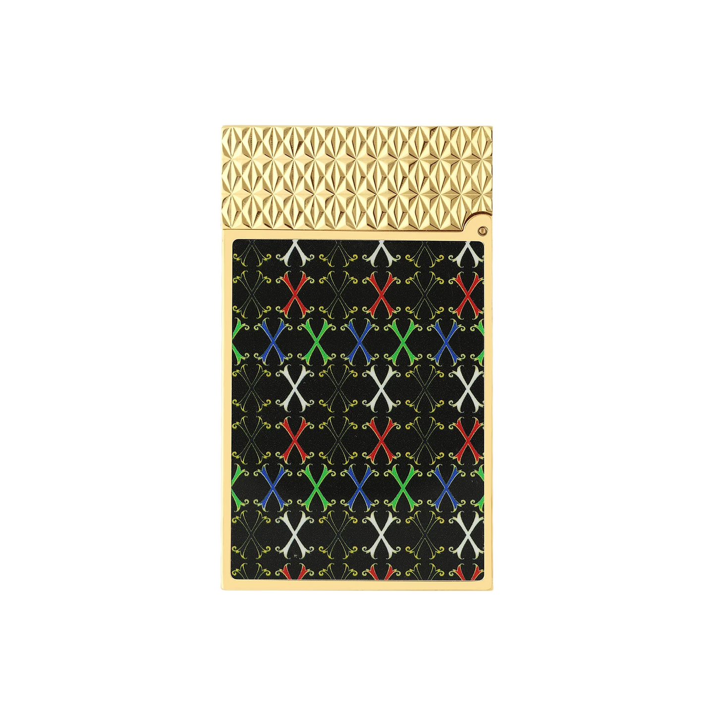 S.T. Dupont Ligne 2 Fuente Lacquered Multicolor Lighter/Briquet C16060CL