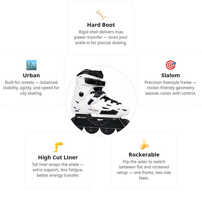 Flying Eagle F6s Falcon Pro White Skates